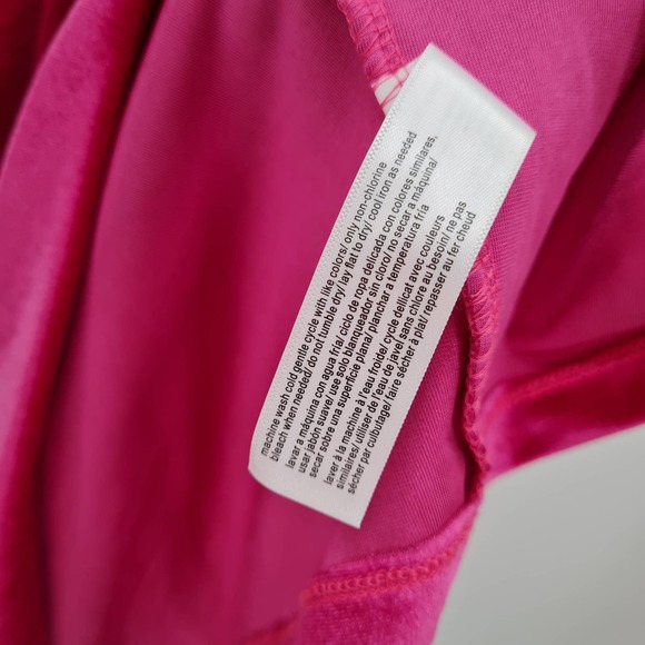 Eloquii Pink Velvet Mini Dress Plunging Plus Size 18 NWT - Picture 5 of 8